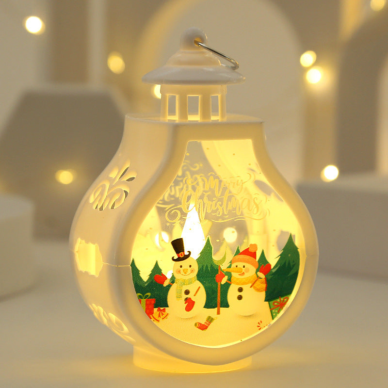 Christmas Candle Lamp Ornaments